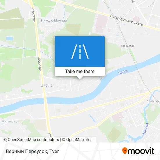 Верный Переулок map