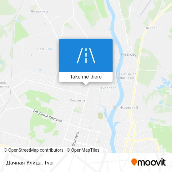 Дачная Улица map