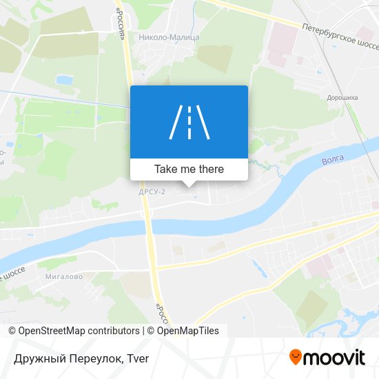 Дружный Переулок map