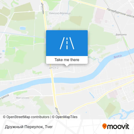 Дружный Переулок map