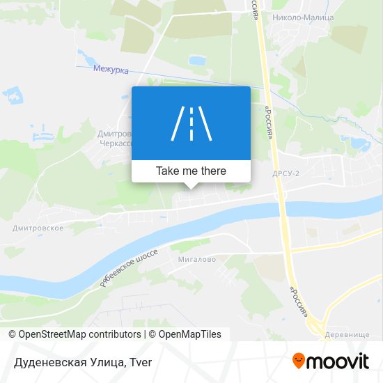 Дуденевская Улица map