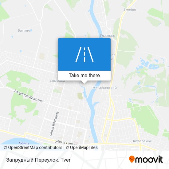 Запрудный Переулок map