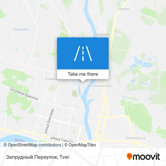Запрудный Переулок map
