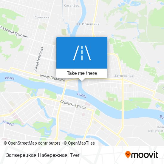Затверецкая Набережная map