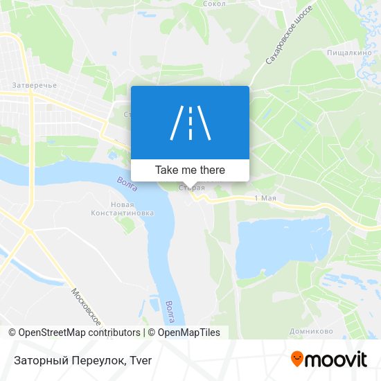 Заторный Переулок map