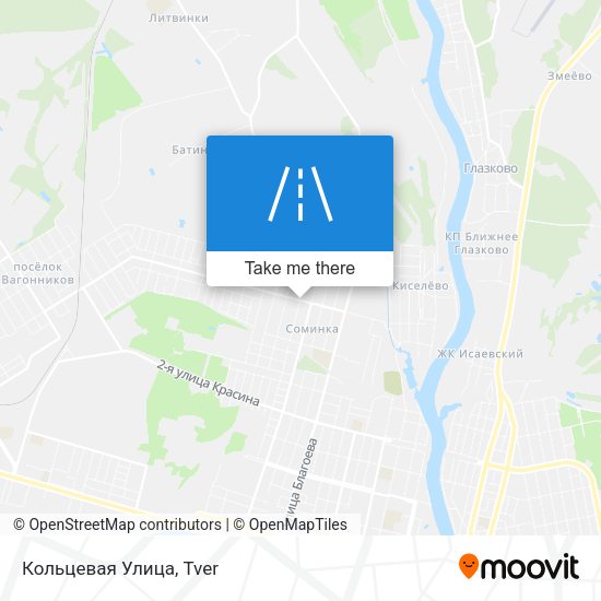 Кольцевая Улица map