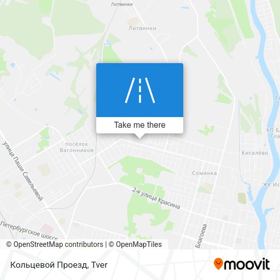 Кольцевой Проезд map