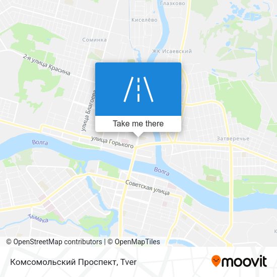 Комсомольский Проспект map
