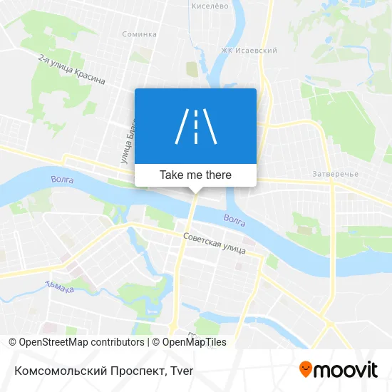 Комсомольский Проспект map