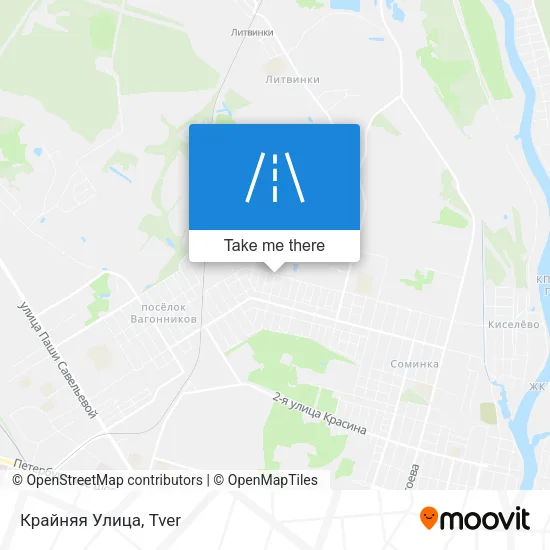 Крайняя Улица map