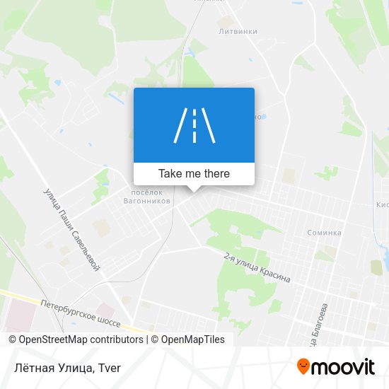 Лётная Улица map