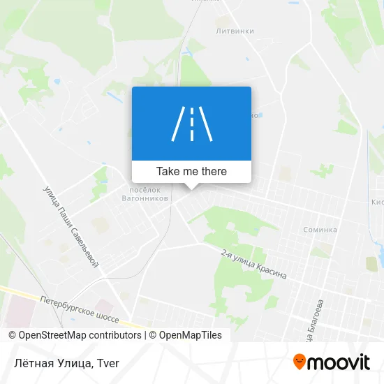 Лётная Улица map