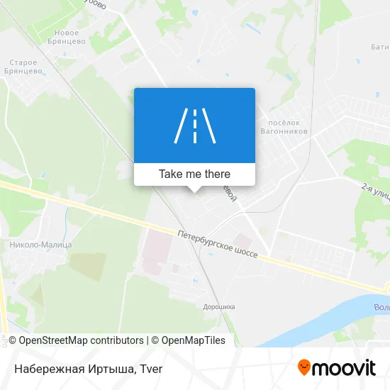 Набережная Иртыша map