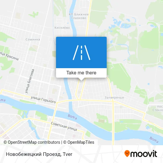 Новобежецкий Проезд map