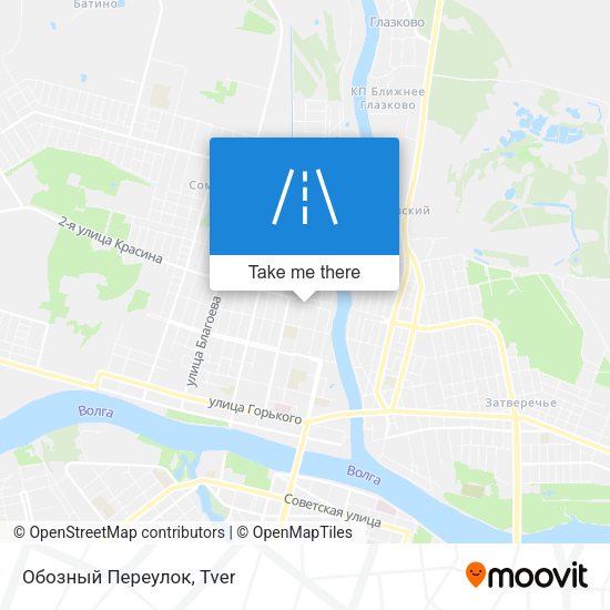 Обозный Переулок map