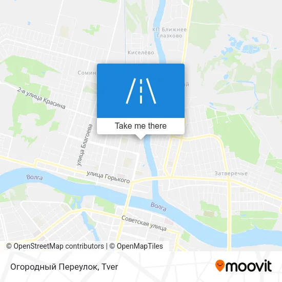 Огородный Переулок map