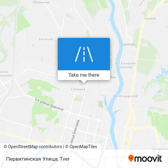 Первитинская Улица map