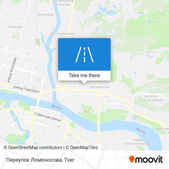 Переулок Ломоносова map