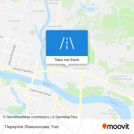 Переулок Ломоносова map