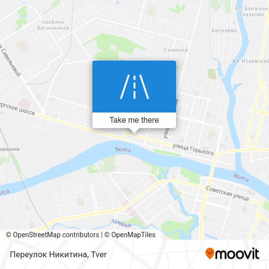 Переулок Никитина map