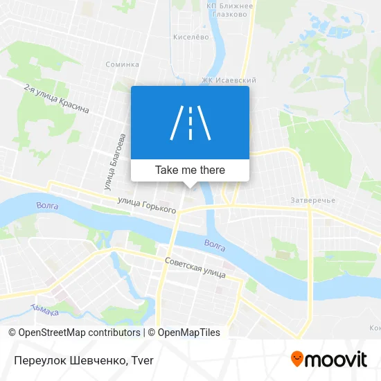 Переулок Шевченко map