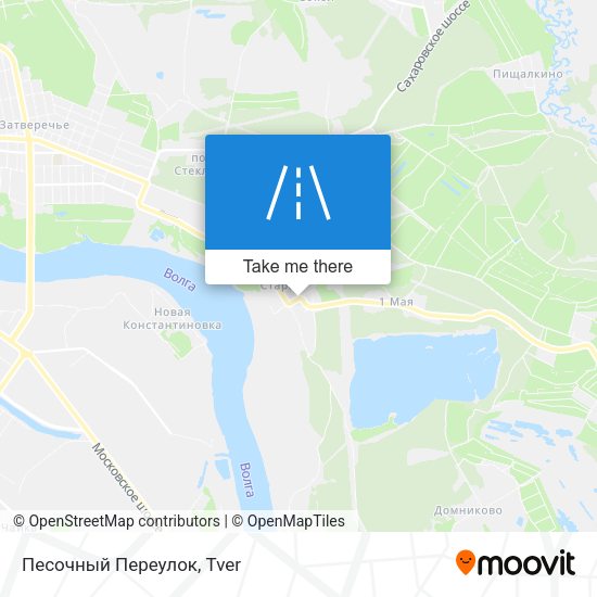 Песочный Переулок map