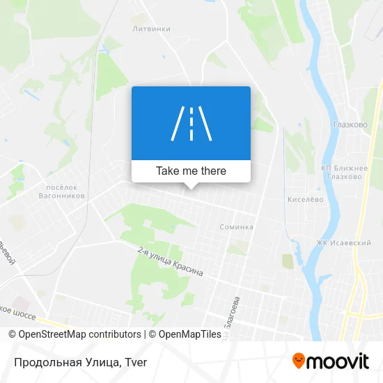 Продольная Улица map