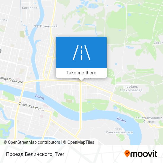 Проезд Белинского map
