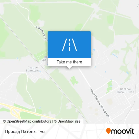 Проезд Патона map
