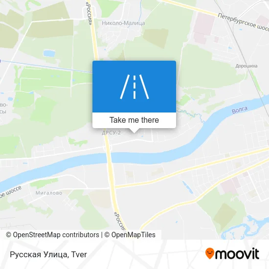 Русская Улица map
