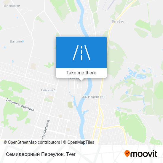 Семидворный Переулок map