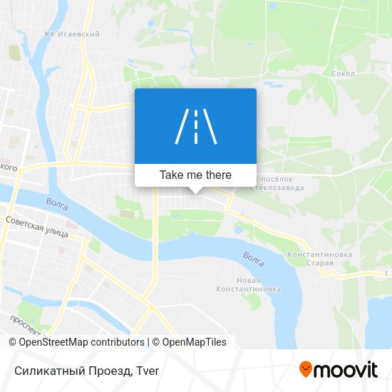 Силикатный Проезд map