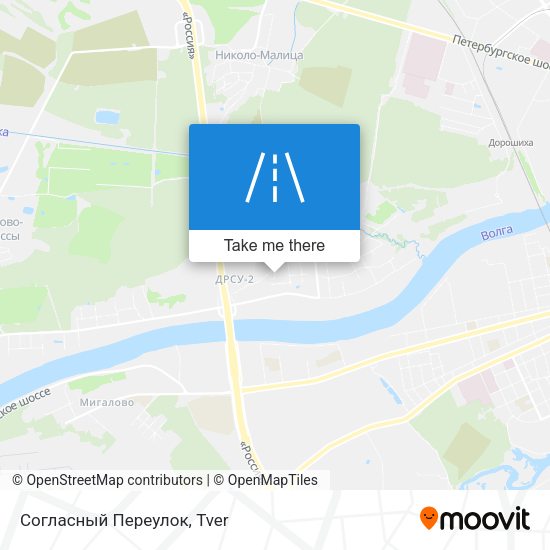 Согласный Переулок map