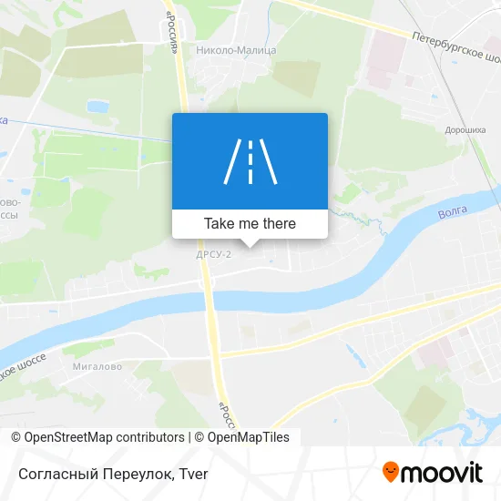 Согласный Переулок map