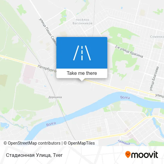 Стадионная Улица map