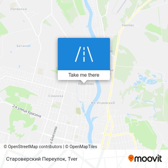 Староверский Переулок map