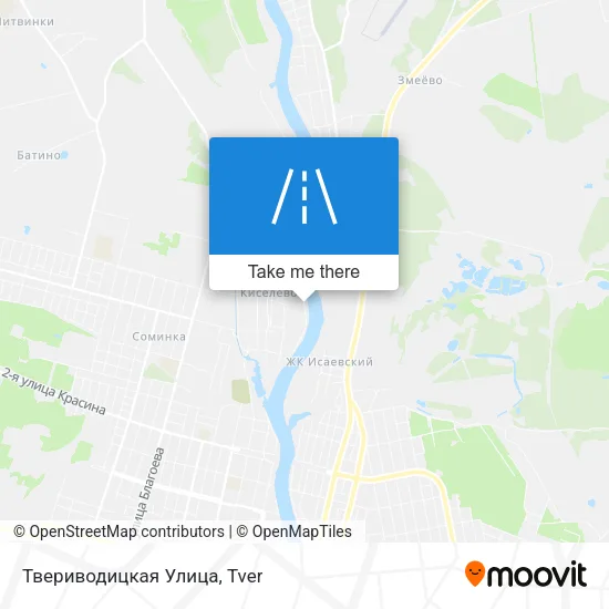 Твериводицкая Улица map