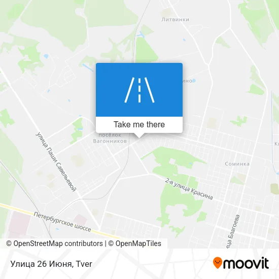 Улица 26 Июня map