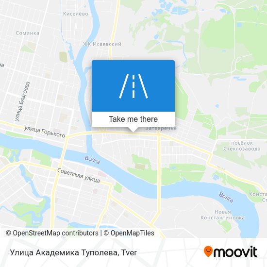 Улица Академика Туполева map