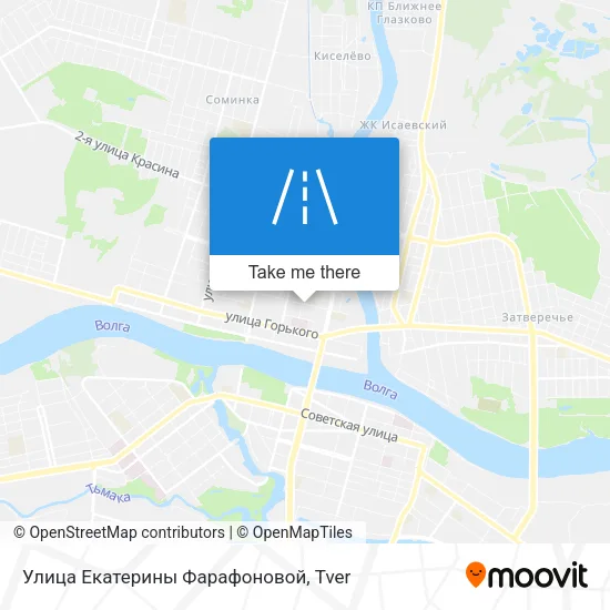 Улица Екатерины Фарафоновой map