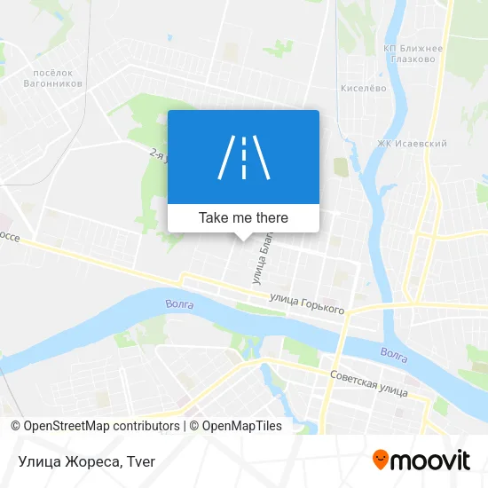 Улица Жореса map
