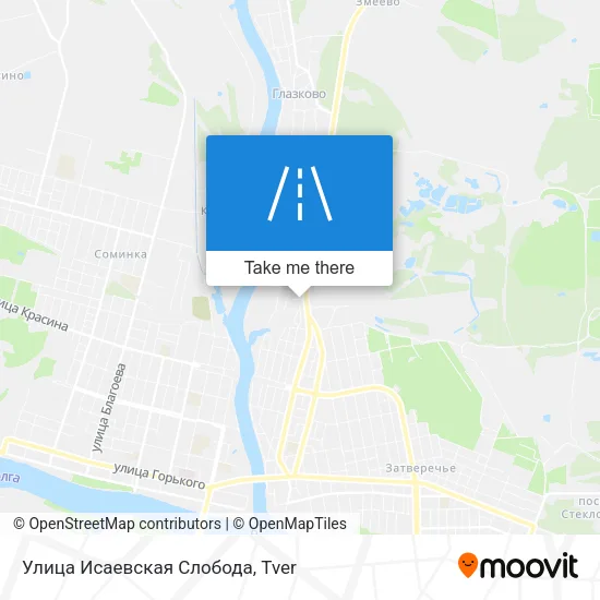 Улица Исаевская Слобода map