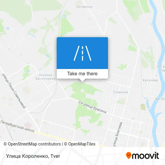 Улица Короленко map