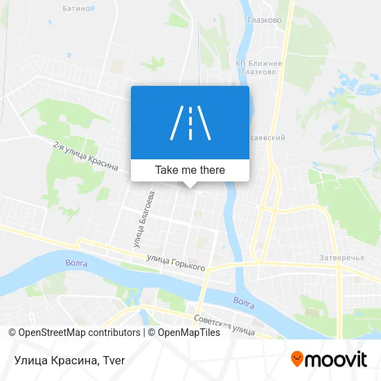 Улица Красина map