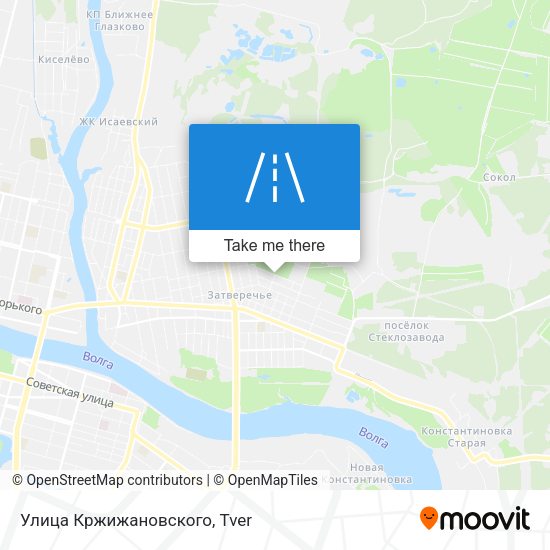 Улица Кржижановского map