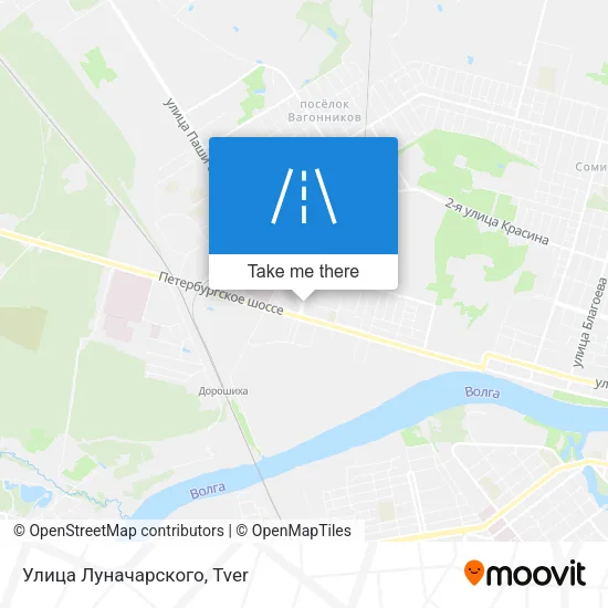 Улица Луначарского map