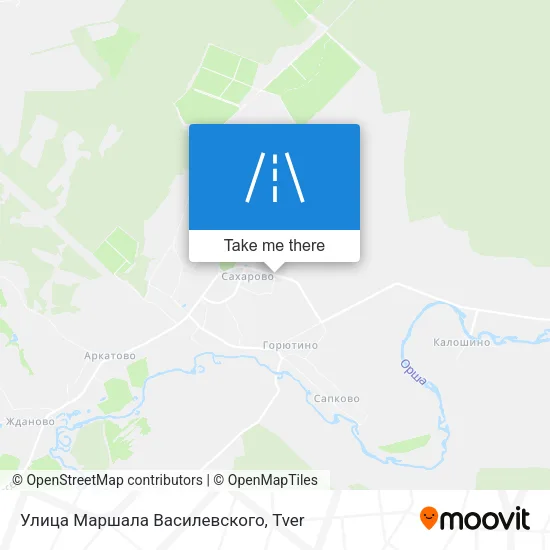 Улица Маршала Василевского map