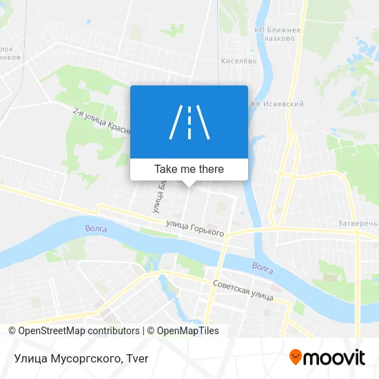 Улица Мусоргского map