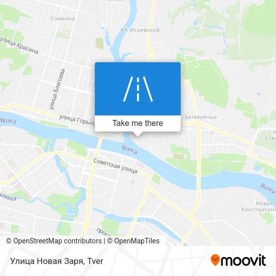 Улица Новая Заря map