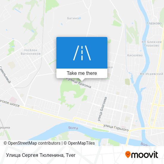 Улица Сергея Тюленина map